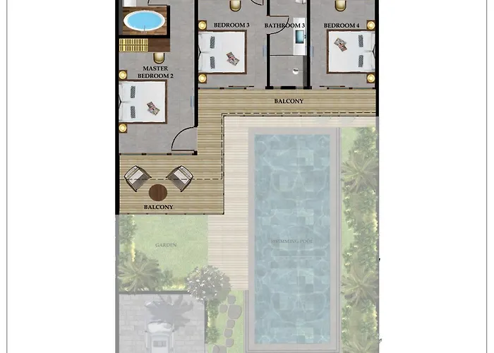 别墅 New 4Br Villa 200M To The Beach Canggu *